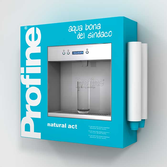 Profine: distributore d'acqua